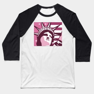 Statue Of Liberty National Monument Baseball T-Shirt